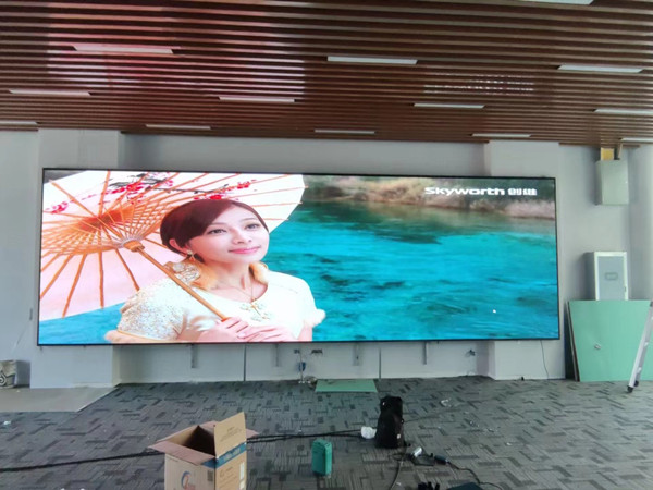 秭归P1.53led小间距屏安装案例